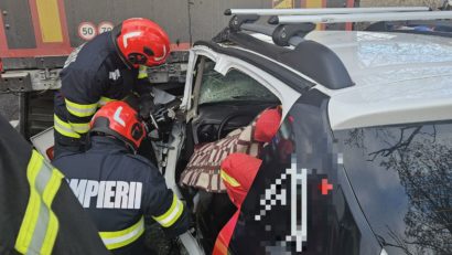 Un nou accident grav în Mureș