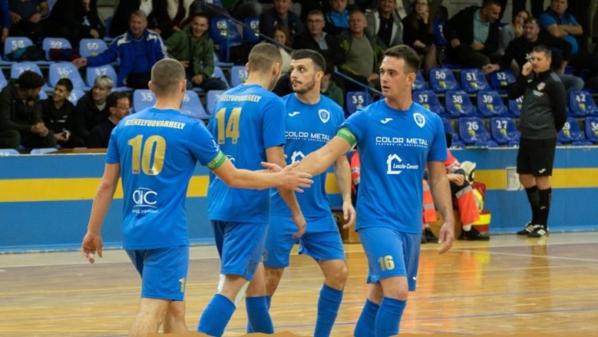 Meci din Liga I de futsal la Odorhei Meci din Liga I de futsal la Odorhei