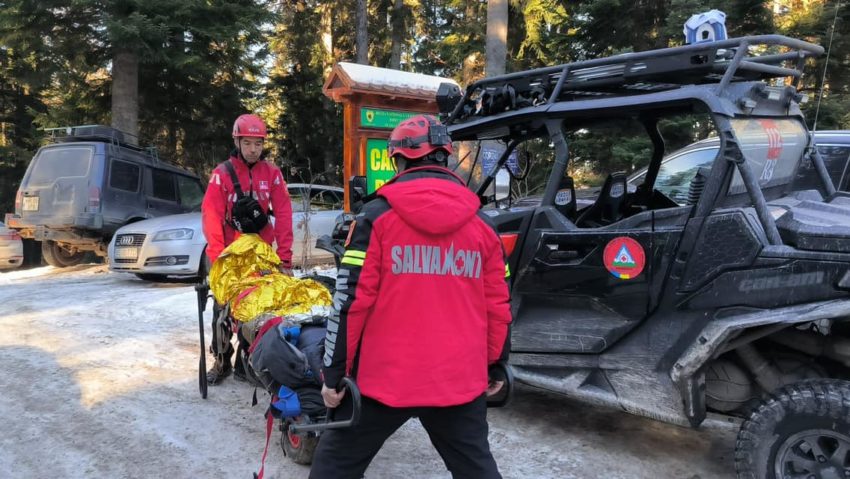 Peste 100 de intervenții ale salvamontiștilor în ultima zi a anului Peste 100 de intervenții ale salvamontiștilor în ultima zi a anului