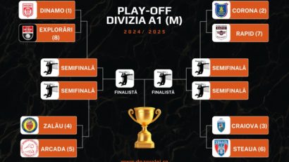 „Sferturile” Diviziei A1 de volei masculin