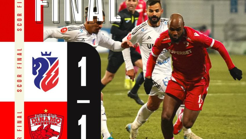 Dinamo, lider în SuperLiga de fotbal! Dinamo, lider în SuperLiga de fotbal!