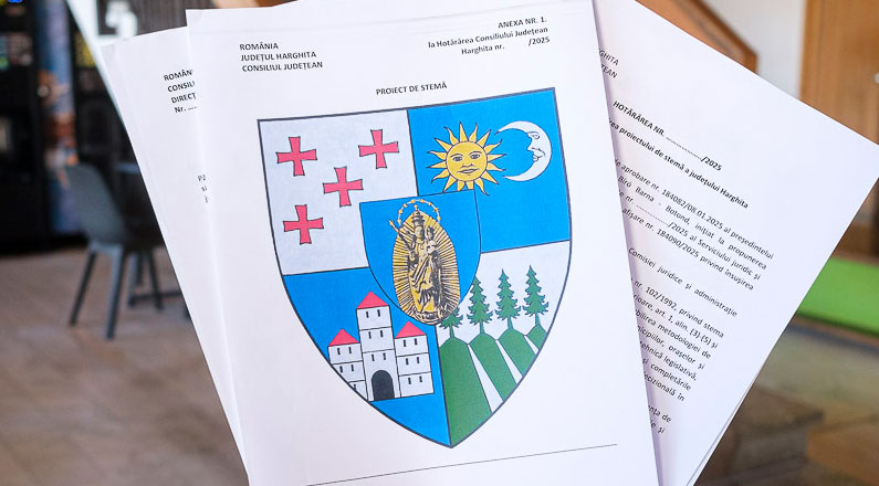 Românii din Harghita se opun proiectului de stemă a județului!