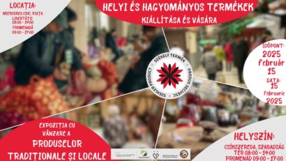 Miercurea Ciuc găzduiește sâmbătă ,,Târgul produselor tradiționale și locale’