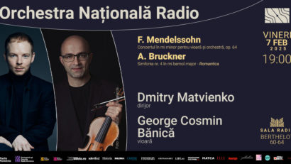  În luna îndrăgostiților, Simfonia nr. 4 – Romantica (A. Bruckner), la Sala Radio