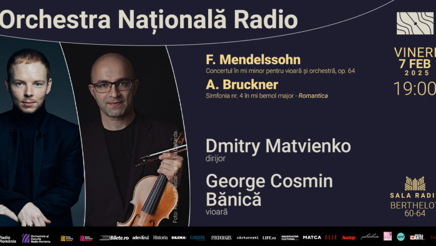 În luna îndrăgostiților, Simfonia nr. 4 – Romantica (A. Bruckner), la Sala Radio În luna îndrăgostiților, Simfonia nr. 4 – Romantica (A. Bruckner), la Sala Radio