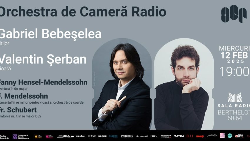 Dirijorul Gabriel Bebeșelea și violonistul Valentin Șerban, invitați la Sala Radio Dirijorul Gabriel Bebeșelea și violonistul Valentin Șerban, invitați la Sala Radio