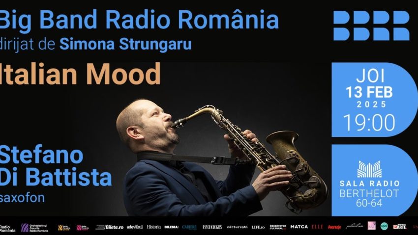 Italian Mood – jazz și atmosferă italiană la Sala Radio Italian Mood – jazz și atmosferă italiană la Sala Radio