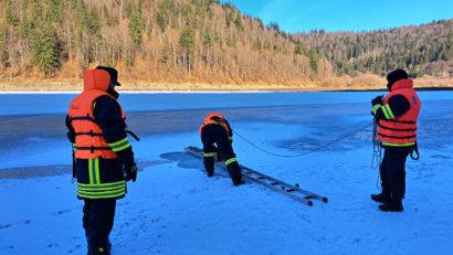 UPDATE Se caută o persoană dispărută în lacul Zetea