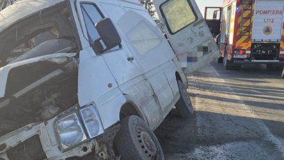 Accident la ieșire din Reghin spre Târgu Mureș
