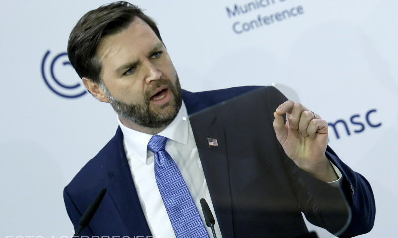 Vicepreşedintele american JD Vance a adus critici puternice şi dure liderilor europeni, în discursul rostit astăzi la Conferinţa pentru Securitate de la Munchen Vicepreşedintele american JD Vance a adus critici puternice şi dure liderilor europeni, în discursul rostit astăzi la Conferinţa pentru Securitate de la Munchen