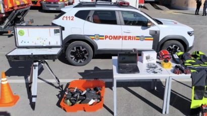 ISU Târgu Mureș a primit o autospecială de comandă, dotată cu o dronă de ultimă generație