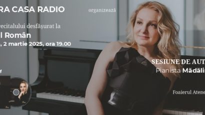 Mădălina Pașol – Recital și sesiune de autografe la Ateneul Român