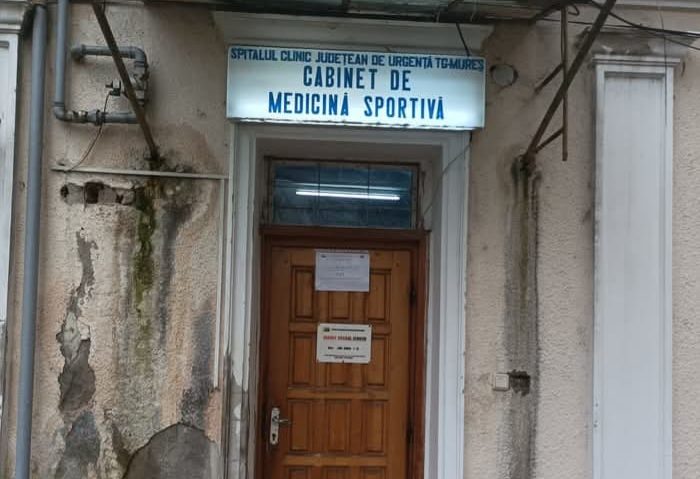 Cabinetul de medicină sportivă din Tg. Mureș a fost preluat de UMFST Cabinetul de medicină sportivă din Tg. Mureș a fost preluat de UMFST
