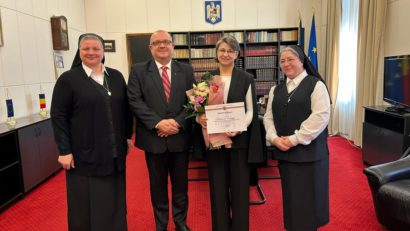 Distincție de onoare acordată unei călugărițe din Sighișoara
