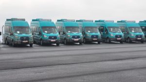 Microbuze școlare electrice achiziționate de CJ Mureș cu 970.000 de lei