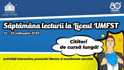 Săptămâna Lecturii la Liceul UMFST „George Emil Palade” din Tg. Mureș