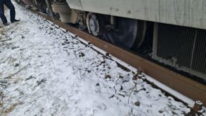 Circulaţie feroviară întreruptă, pe raza Sucursalei Braşov, între Albeşti Târnava şi Vânători