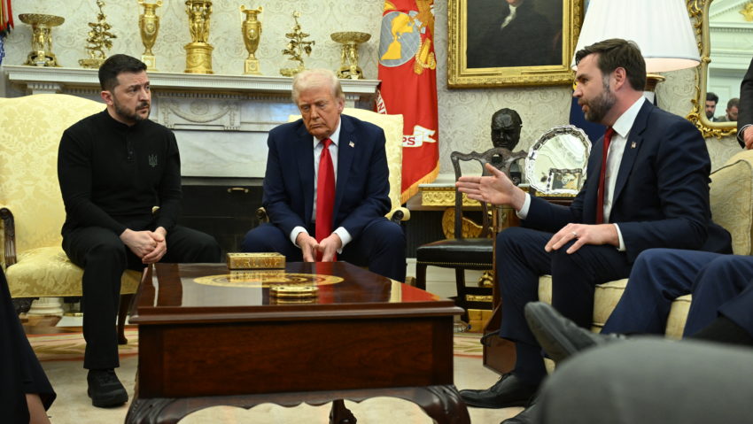 Discuții tensionate la Casa Albă între Donald Trump, J.D. Vance și Volodimir Zelenski
