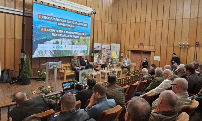 Aproximativ 400 de participanţi, la Conferinţa Administratorilor şi Proprietarilor de Păduri de la Miercurea-Ciuc