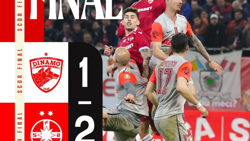 FCSB a câștigat clasicul derby cu Dinamo