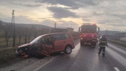 Accident rutier pe DN13, în localitatea mureșeană Albești