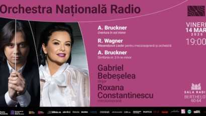 Mezzosoprana Roxana Constantinescu, invitată la Sala Radio