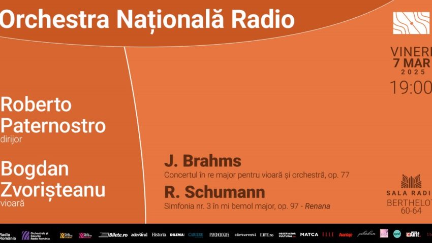 Seară germană la Sala Radio: Brahms și Schumann Seară germană la Sala Radio: Brahms și Schumann