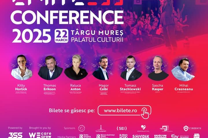 Conferința LIMITL3SS revine în forță, sâmbătă, la Tg.Mureș Conferința LIMITL3SS revine în forță, sâmbătă, la Tg.Mureș