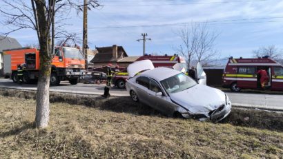 Accident cu 6 victime, în apropiere de Reghin