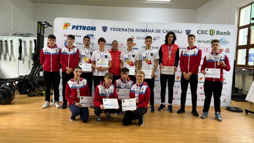 Canotorii de la CS Mureșul, 5 medalii la Campionatul Național pe Ergometru