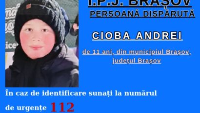 UPDATE I.P.J. BRAȘOV PERSOANĂ DISPĂRUTĂ