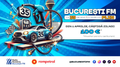 CONCURS: 100 euro pe zi pentru 35 de ani de București FM