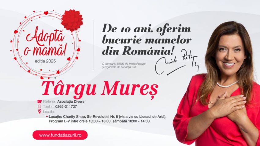 Cadouri pentru mamele din Târgu Mureș aflate în dificultate Cadouri pentru mamele din Târgu Mureș aflate în dificultate