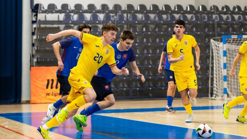 România, învinsă de Slovacia în calificările pentru EURO Futsal U19