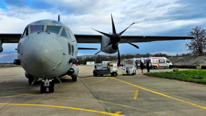 MApN a anunţat că a trimis o aeronavă configurată pentru misiuni medicale în sprijinul autorităţilor din Macedonia