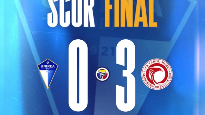 Fotbal de Liga a III-a: ACS Târgu Mureș s-a impus la Dej Fotbal de Liga a III-a: ACS Târgu Mureș s-a impus la Dej
