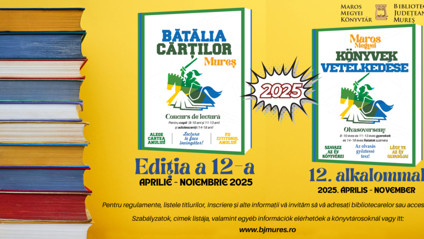 Concursul de lectură Bătălia Cărţilor a ajuns la ediția a XII-a