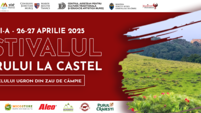 O pictură murală dedicată bujorului de stepă, inaugurată la Festivalul Bujorului de la Zau