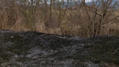 Sesizare penală făcută de Garda de Mediu Harghita, după un incendiu produs într-o arie protejată