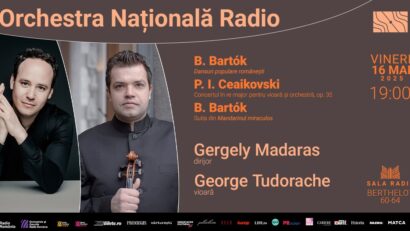 George Tudorache, prim-violonist al Orchestrei Filarmonice din Liège, la Sala Radio