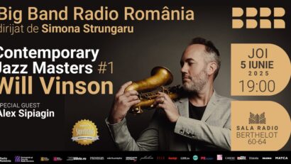 Saxofonistul și compozitorul Will Vinson, invitat al Big Band-ului Radio România