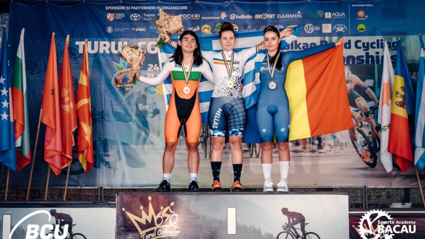 Iana Balteș, de la CSU Tg.Mureș, medaliată cu bronz la Balcaniada de ciclism Iana Balteș, de la CSU Tg.Mureș, medaliată cu bronz la Balcaniada de ciclism