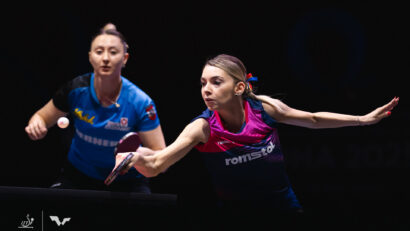 Szöcs Berni joacă finala probei de dublu la Mondiale