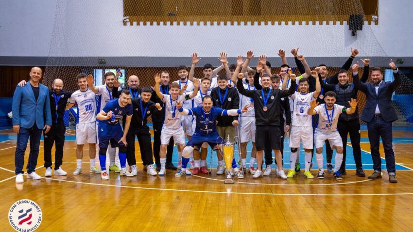 CSM Tg.Mureș, medaliată cu bronz în Liga I de futsal