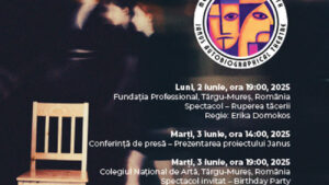 Teatru autobiografic în Festivalul „Janus” la Universitatea de Arte Târgu-Mureș