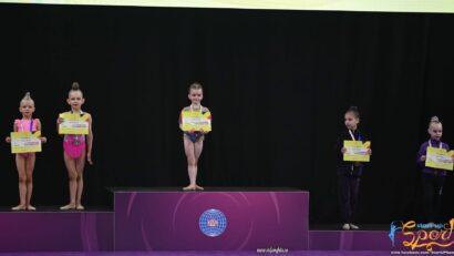 Mureșeanca Antonia Miruna Gabor Todor a debutat cu aur în gimnastica ritmică