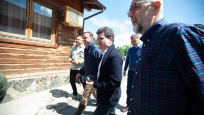 Preşedintele României, Nicuşor Dan, a ajuns la Salina Praid