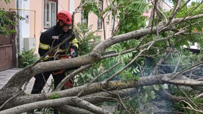Pagube produse în județul Mureș ca urmare a codului portocaliu de vreme rea