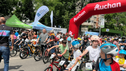 București FM a dat startul Paradei Micilor Bicicliști și a transmis în direct emisiunea „City Break” de la linia de start