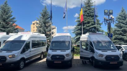 Microbuze electrice, pentru elevii din județul Brașov
